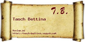 Tasch Bettina névjegykártya